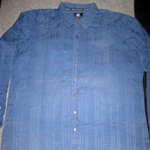 ROCK & REPUBLIC L/S Button-Up Shirt XXL 2XL